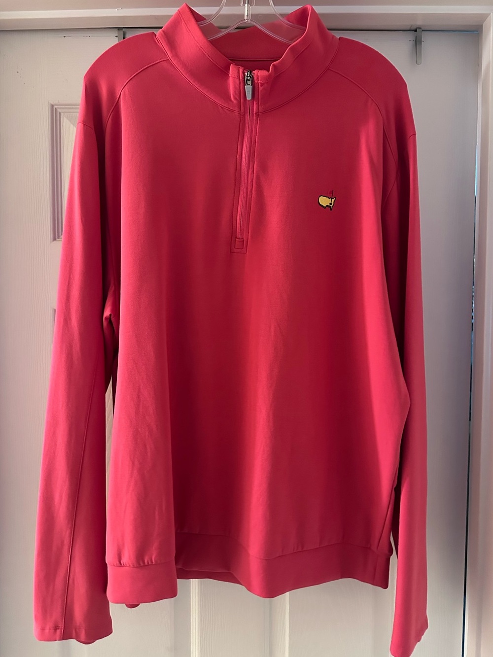Masters Men's Coral 1/4 Zip Pullover Sweater